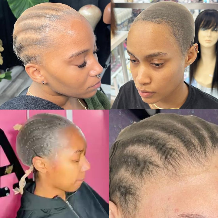 10 Pcs Transparent HD Wig Cap, Thin Nylon Cap for Women, Suitable for Parties, Weddings, Graduations, Cosplay, Halloween