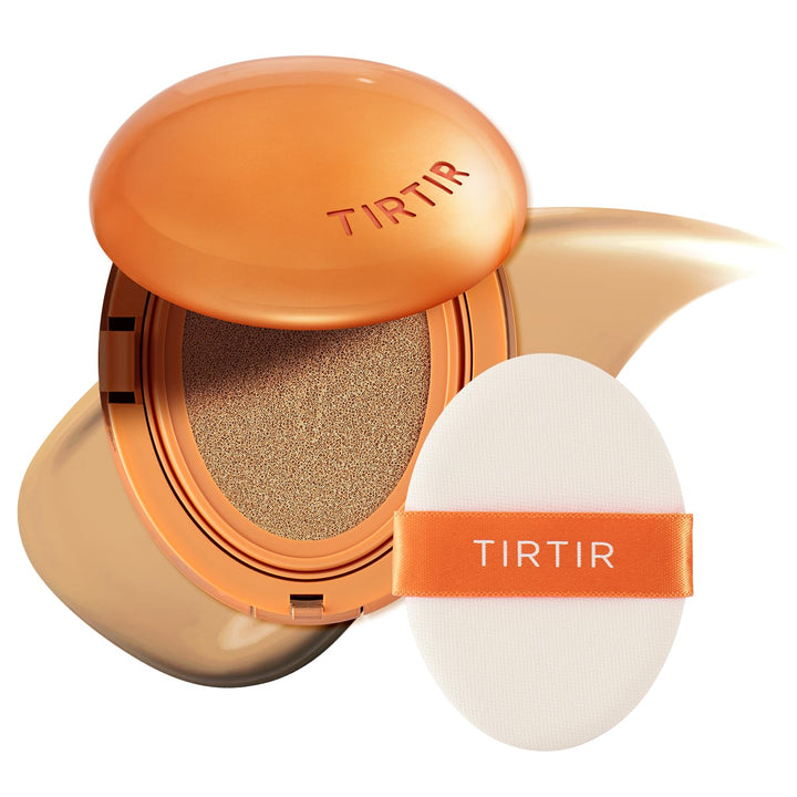 Mask Fit Ai Filter Cushion Foundation | Ai-Like Semi-Matte Finish - up to 72-Hour Medium to Full Coverage Korean BB Cushion Make up Beauty, #23N Sand, 0.63 Fl Oz