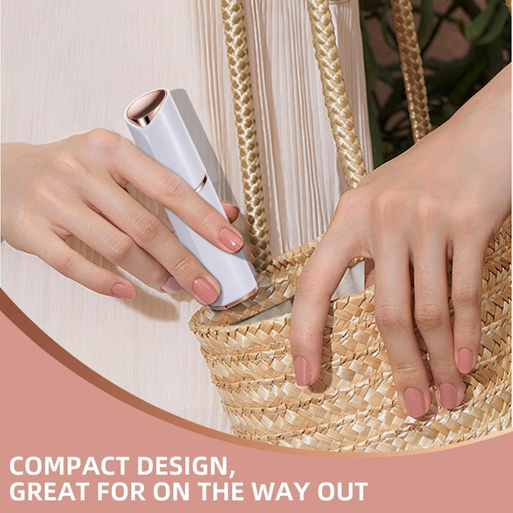 Facial Hair Removal for Women, Portable Lady Shaver, Rechargeable Painless Hair Remover for Face, Upper Lips, Chin, Peach Fuzz
