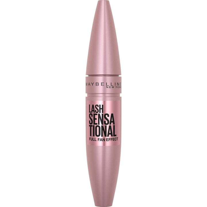 Lash Sensational Washable Mascara, Lengthening and Volumizing for a Full Fan Effect, Blackest Black, 1 Count