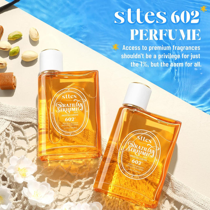 Perfume 602# (Irresistible Sunshine) - Eau De Perfume 100Ml (3.4Fl Oz) Vanilla Gourmet Tune (Caramel Vanilla Flavor)