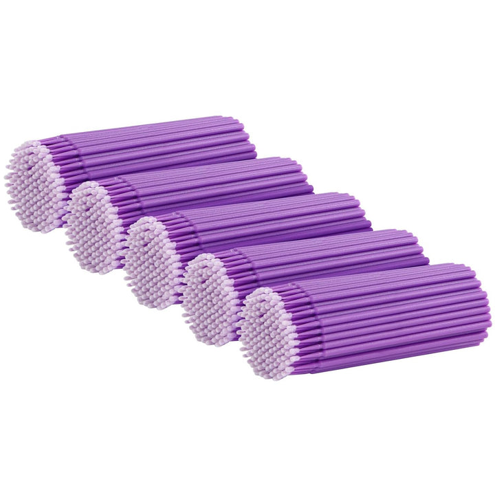 500 Pcs Micro Applicator Brush, Micro Swabs, Disposable Eye Lashes Mascara Wands for Eyelash Extension