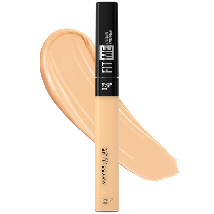 New York Fit Me Liquid Concealer Makeup, Natural Coverage, Lightweight, Conceals, Covers Oil-Free, Light, 1 Count (Packaging May Vary)