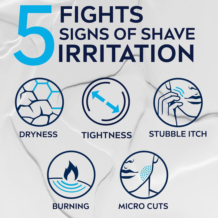 Sensitive Cooling Post Shave Balm with Vitamin E, Chamomile and Seaweed Extracts, 3 Pack of 3.3 Fl Oz Bottles