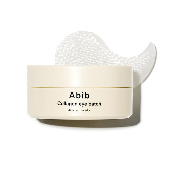 Collagen Eye Patch Jericho Rose Jelly 60 Patches, Korean under Eye Patches for Puffy Eyes and Dark Circles, Anti-Wrinkle, Collagen, Caffeine, Niacinamide, Ceramide, Antioxidant, Skin Care