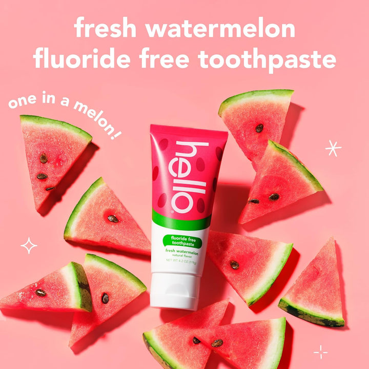 Fresh Watermelon Fluoride Free Kids Toothpaste, 4.2 Oz Tube