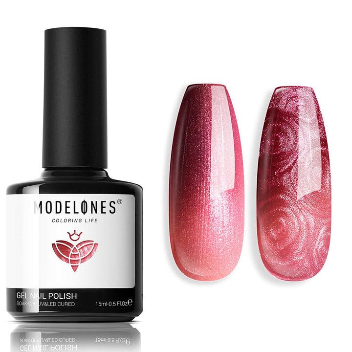 Pink Gel Nail Polish, Jelly Nude Pink Gel Polish French Tip Base Colors Translucent Soak off U V Soap Nails for Nail Art Manicure at Home 15ML