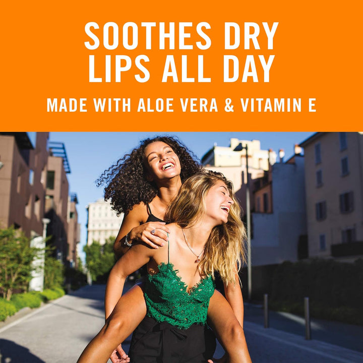 SPF Lip Balm with Aloe Vera & Vitamin E, 0.15Oz | Beach Essentials, Moisturizing Lip Sunscreen SPF 45, Travel Sunscreen for Lips, 0.15Oz