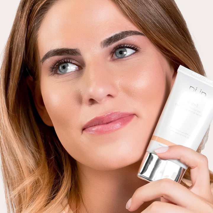 PÜR Beauty 4-In-1 Tinted Moisturizer with SPF 20 - Hydrating Face Moisturizer, Primer, & Foundation with Shea Butter, Aloe Vera & Vitamin B3 - Vegan Friendly - Free of Paraben, Gluten & BPA