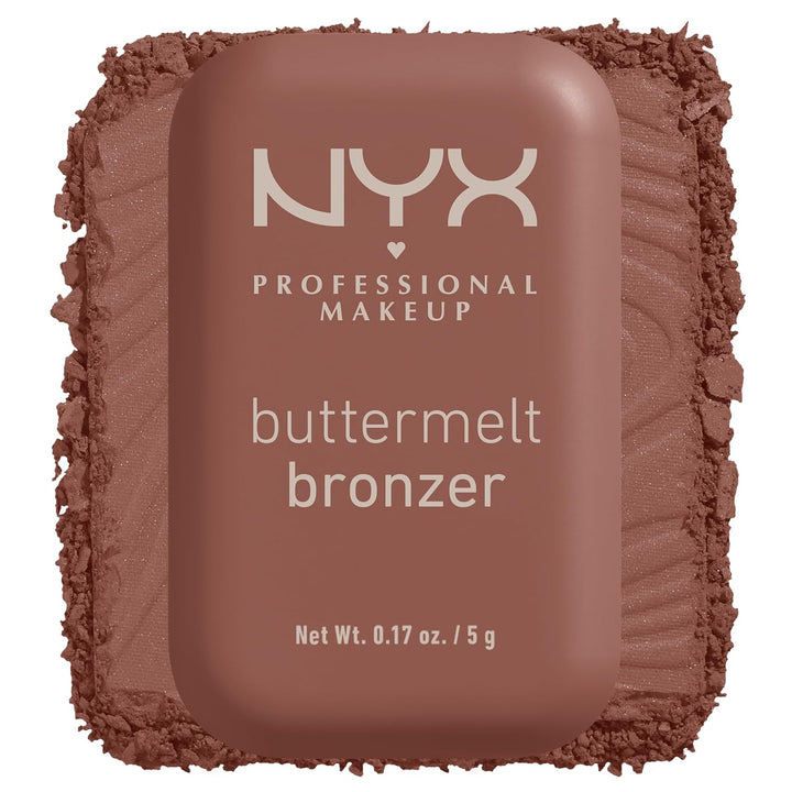 Matte Buttermelt Bronzer, Longwear Face Makeup with up to 12 Hours of Wear, Vegan Formula - Deserve Butta (Light Medium Cool)