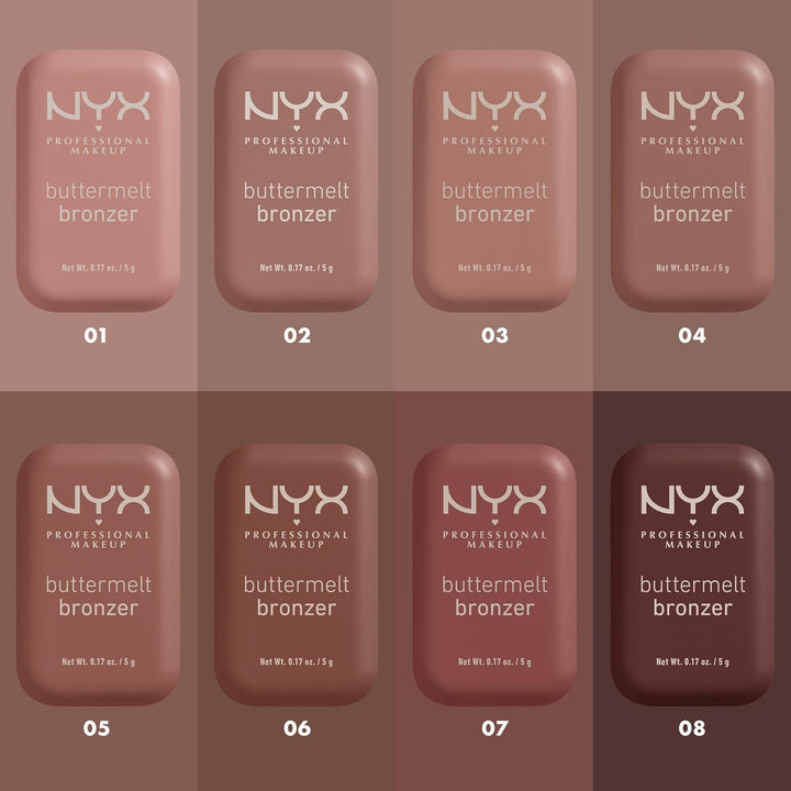 Matte Buttermelt Bronzer, Longwear Face Makeup with up to 12 Hours of Wear, Vegan Formula - Deserve Butta (Light Medium Cool)