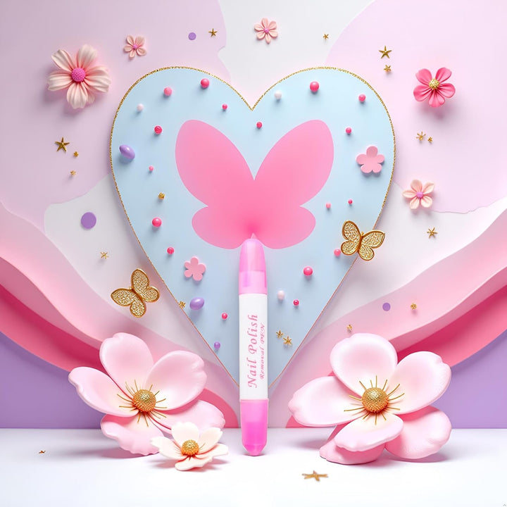 1Pc Pink Nail Erase Pen Removable Head Nail Polish Cleaning Plastic Manicure Corrector Pen for Manicure Fingernail Home Salon Use Nail Polish,Foot, Hand and Nail Care Nail Art and Polish (6G)