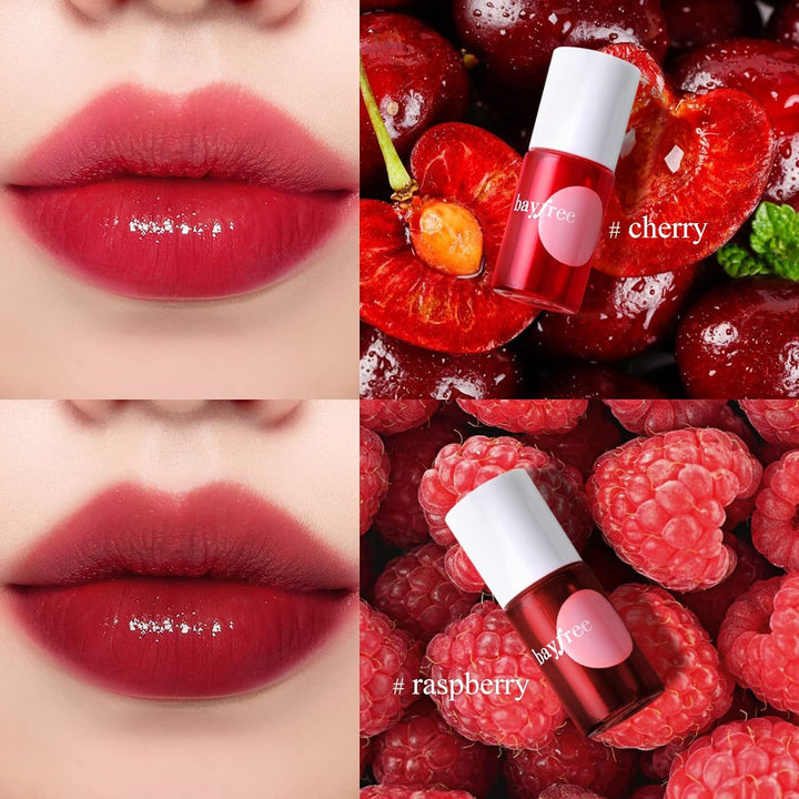 Lip Tint Stain Set, Korean Water Tint Lightweight Non-Sticky, Waterproof Long Lasting Liquid Blush & Lip Stain, Transfer-Proof, Matte Finish Lip Color Makeup (Made into Jam)