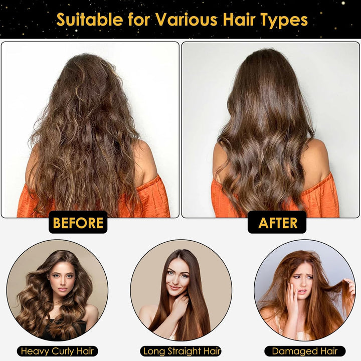 Hair Dryer Bonnet Attachment: Upgraded Extra Large Hooded Dryer Adjustable Hair Dryer Caps - Easy to Use for Natural Curly Textured Hair Care Styling Fast Drying - Black