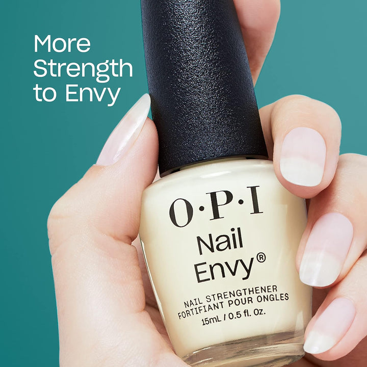 Nail Envy Nail Strengthener | Clear & Opaque Crème Nail Polish Treatment | Strengthen Weak & Thin Nails