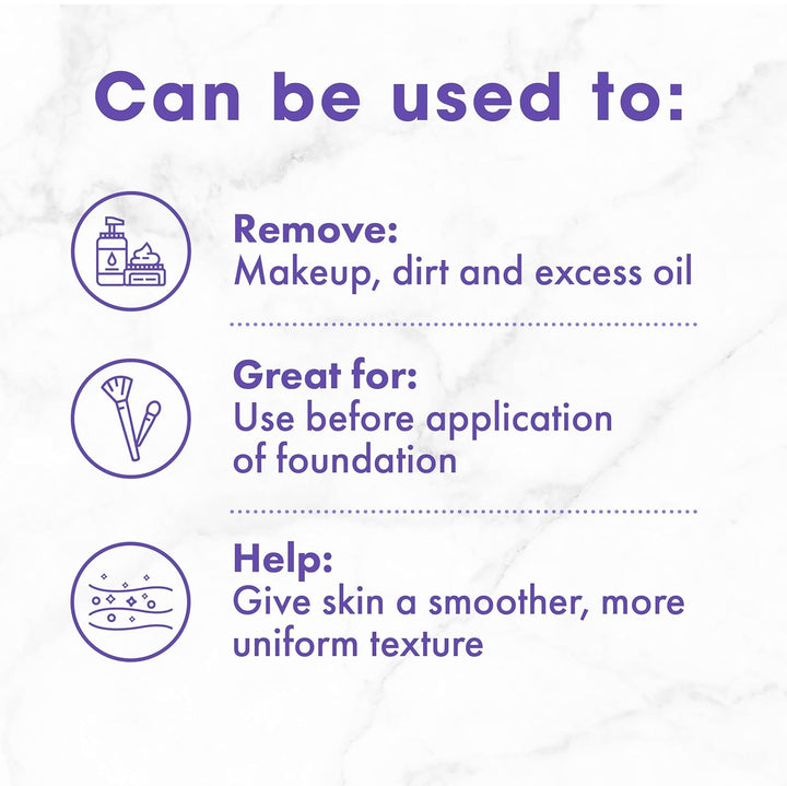 Buf-Puf Gentle Facial Sponge, Dermatologist Developed, Removes Deep down Dirt & Makeup That Causes Breakouts and Blackheads, Reusable, Exfoliating, 1 Count