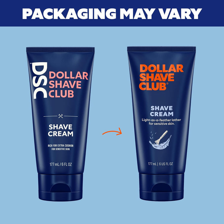 | Shave Cream 6 Ounce (2 Pack) | Hydrating Shaving Cream for Sensitive Skin