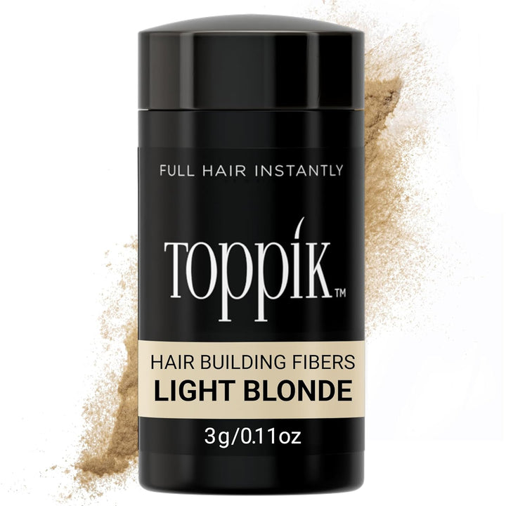 Toppik Hair Building Fibers, Fill in Fine or Thinning Hair Instantly Thicker, Fuller Looking Hair 9 Shades,4 Size Options