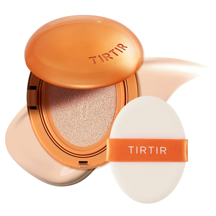 Mask Fit Ai Filter Cushion Foundation | Ai-Like Semi-Matte Finish - up to 72-Hour Medium to Full Coverage Korean BB Cushion Make up Beauty, #23N Sand, 0.63 Fl Oz