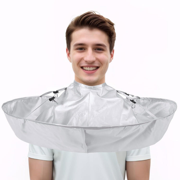 Hair Cutting Cloak Cape, Professional Adjustable Haircut Cape Foldable Umbrella for Adults Kids Home Salon Barber Hairdressing Supplies