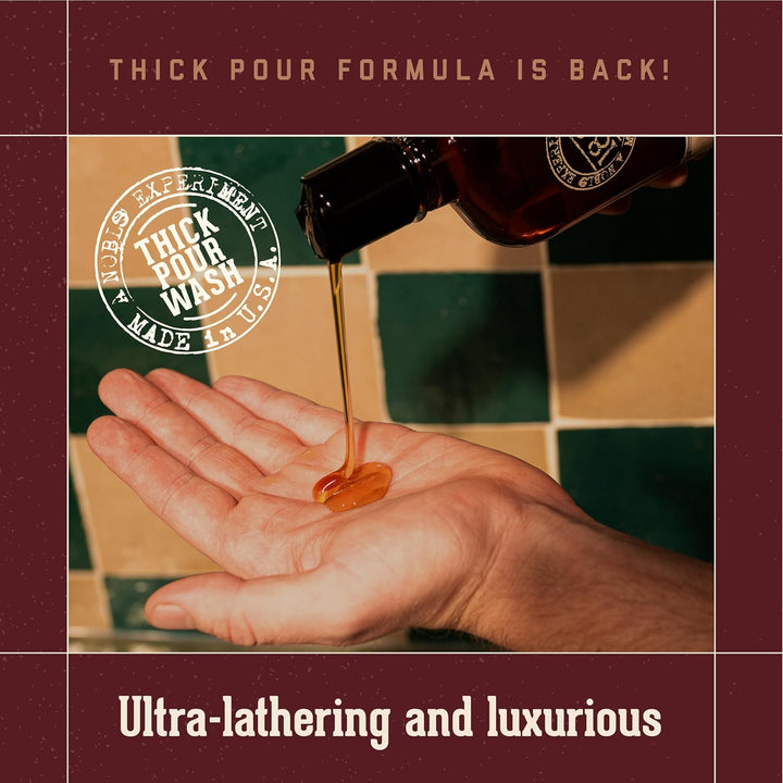 18.21 Man Made 3-In-1 Body Wash, Shampoo, & Conditioner for Men, All Hair & Skin Types, Strengthens and Moisturizes in a Manly Aroma, 18Oz