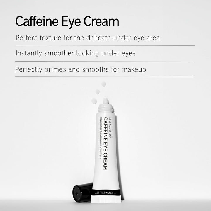 Caffeine Eye Cream, Reduce Eye Puffiness and Dark Circle, Blur Fine Lines, 0.5 Fl Oz