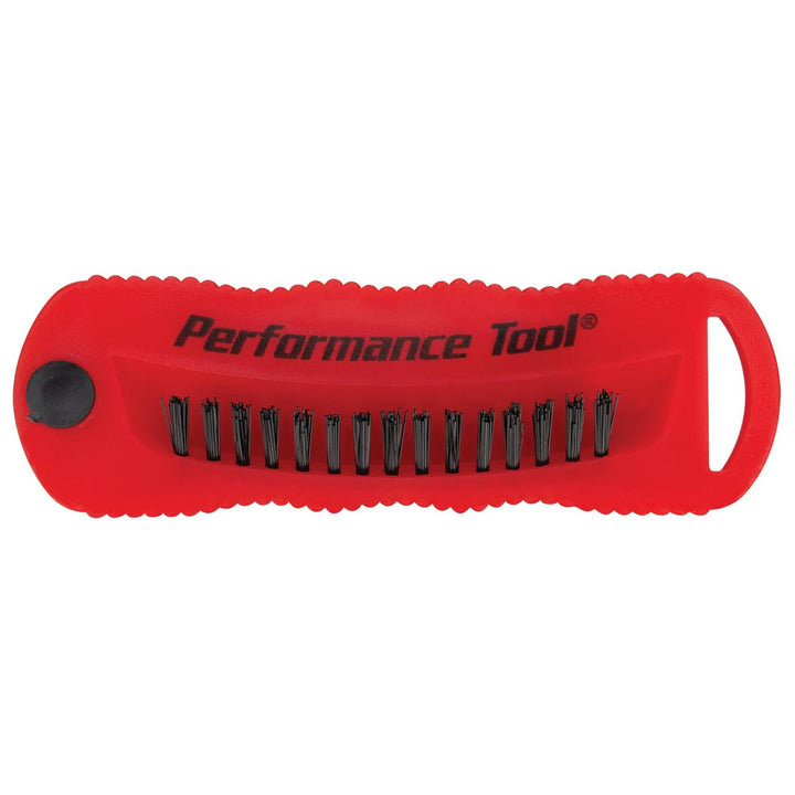 W9163 Utility and Fingernail Brush with Magnet / Scrub Brush