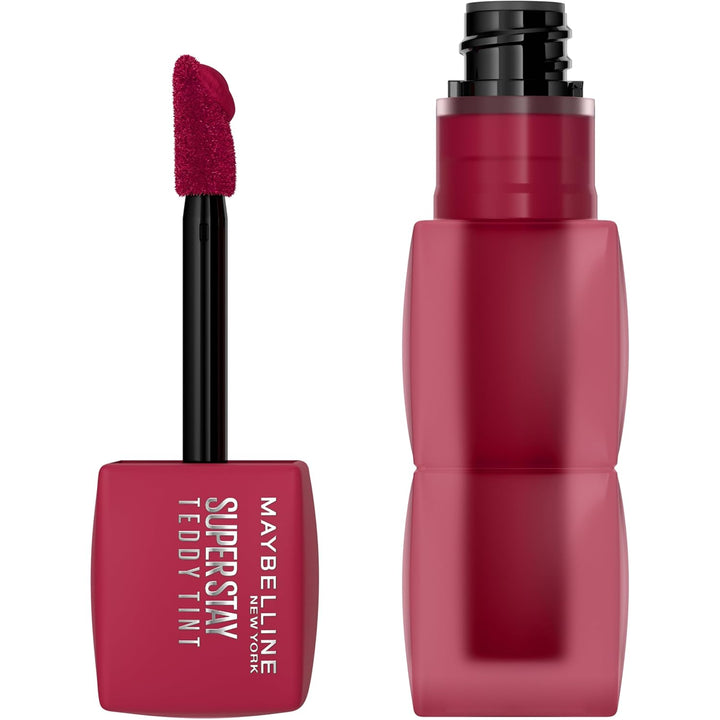 Super Stay Teddy Lip Tint, Long Lasting Matte Lipstick for up to 12HR Wear, Kneehigh, 1 Count