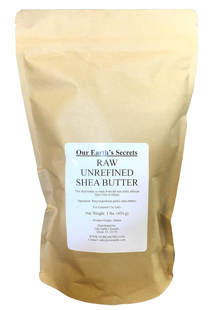 Ivory Raw Unrefined Shea Butter Top Grade, 1 Pound