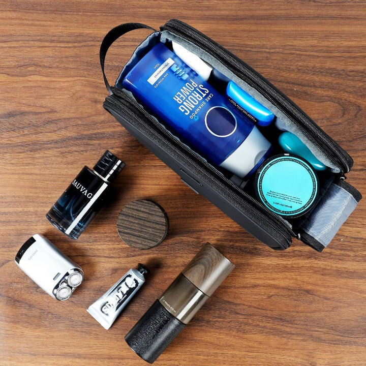 Toiletry Bag for Men, Water-Resistant and Leak-Proof Dopp Kit with Large Capacity for Toiletries