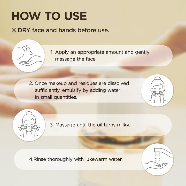 Madagascar Centella Light Cleansing Oil 6.76 Fl.Oz, 200Ml | Gentle Oil Cleanser for Face, Korean Facial Cleanser, Double Cleansing