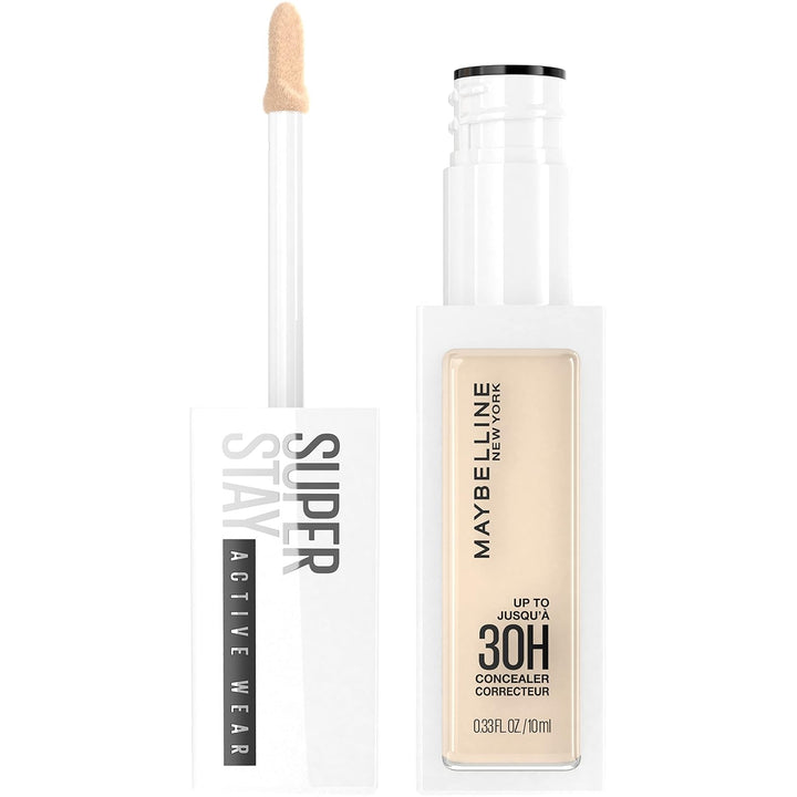 Super Stay Liquid Concealer Makeup, Full Coverage Concealer, up to 30 Hour Wear, Transfer Resistant, Natural Matte Finish, Oil-Free, Available in 16 Shades, 18, 1 Count