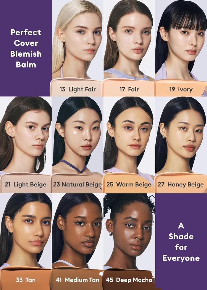 M PERFECT COVER SERUM BB CREAM No.23 Natural Beige-Light/Medium with Cool/Neutral Undertone, BB Cream by Cardi B Pick, Skin Tint, Tinted Moisturizer, Skin Care Foundation Makeup, 1.18 Fl Oz