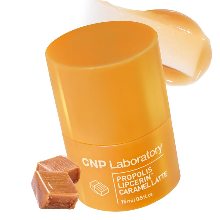 Honey Lip Butter - Propolis Lipcerin™ 01 Original, Hydrating Overnight Manuka Lip Balm & Mask, 12Hr Long-Lasting Moisture, Korean Skin Care, 0.5 Fl.Oz.