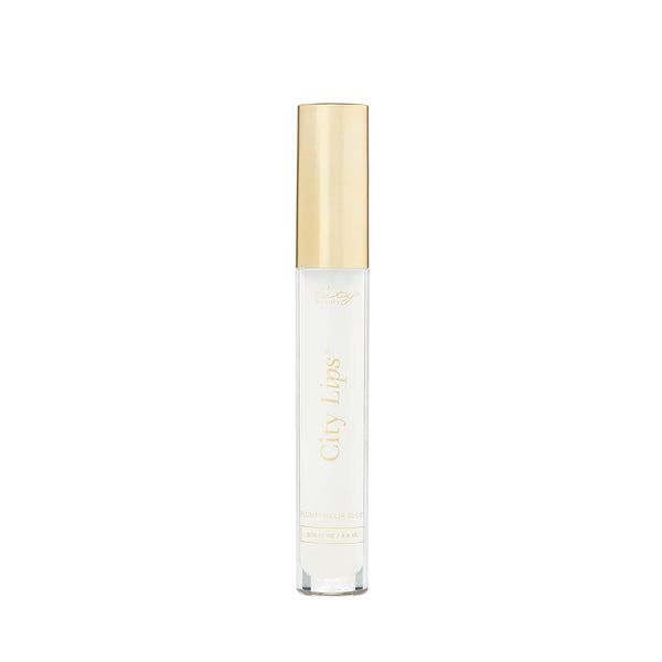 City Lips Clear - Plumping Lip Gloss - Hydrate & Volumize - High Shine Lip Plumper - Hyaluronic Acid & Peptides Visibly Smooth Lip Wrinkles - Cruelty-Free