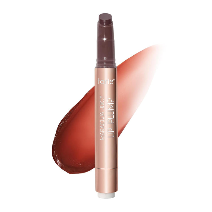 Tarte Maracuja Juicy Lip Plump – Hydrating & Volumizing Lip Plumper Gloss Balm with Nourishing Hyaluronic Acid & Vitamin E, Plumps & Moisturizes, Vegan & Cruelty-Free