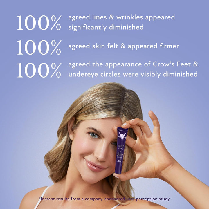 60 Second Effects Tinted Firming Gel - under Eye Cream for Puffiness and Bags under Eyes - 10 Ml Light to Medium - 0.33 Fl Oz