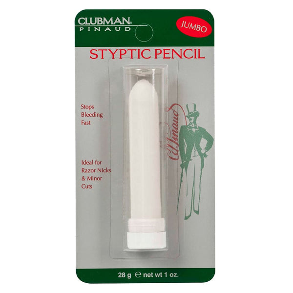 Jumbo Styptic Pencil, Treat and Seal Shaving Cuts Instantly, Anti-Hemorrhaging Stick, First Aid Device, White, 1 Oz