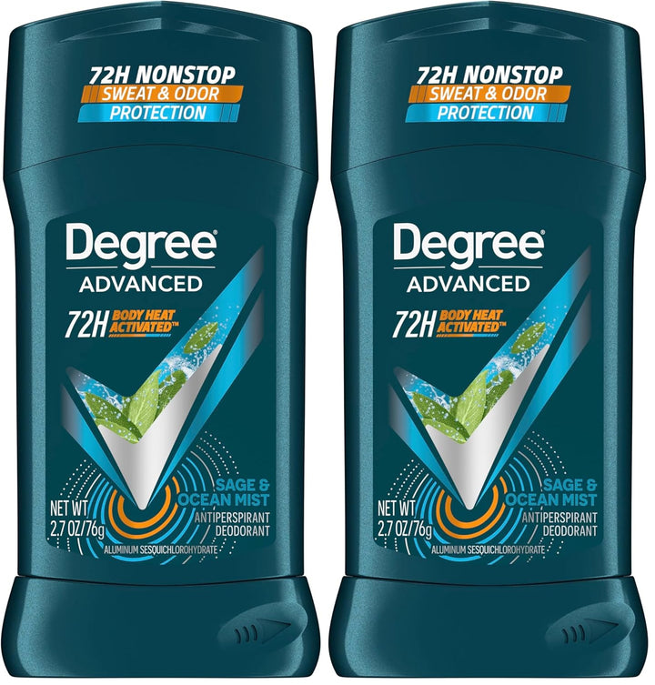 Advanced Protection Antiperspirant Deodorant Shower Clean for 72-Hour Sweat & Odor Control for Women, with Body Heat Activated Technology, 2.6 Oz