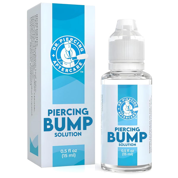 Keloid Drops – Non-Greasy Saline Solution for Keloid Bump Removal for Piercings - May Reduce Appearance of Nose Piercing Bump, Nose Ear Lip Belly (15 Ml)