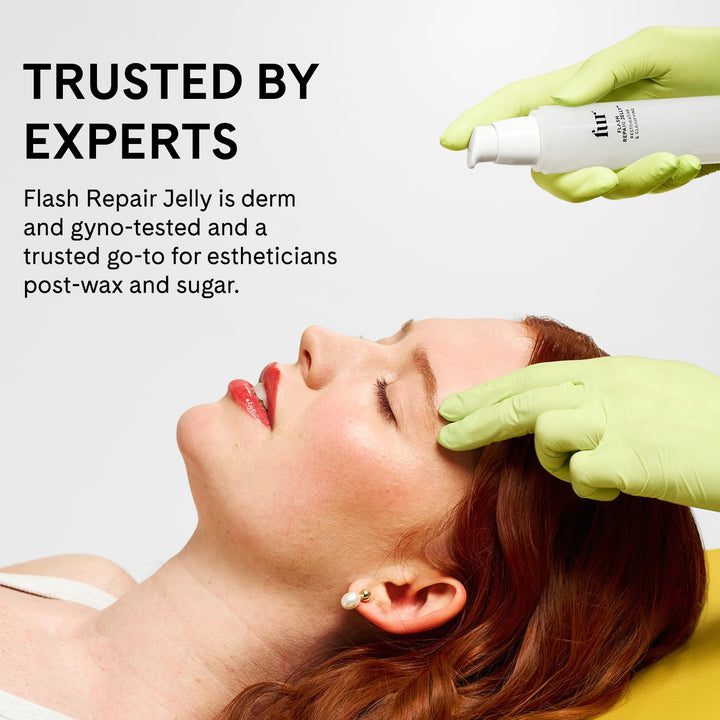 Flash Repair Jelly – Hypochlorous Acid Aftercare Gel for Post-Wax, Shave, or Laser – Soothes Redness, Bumps, and Irritation Dermatologist-Tested, Fragrance-Free (2.0 Fl Oz / 60Ml)