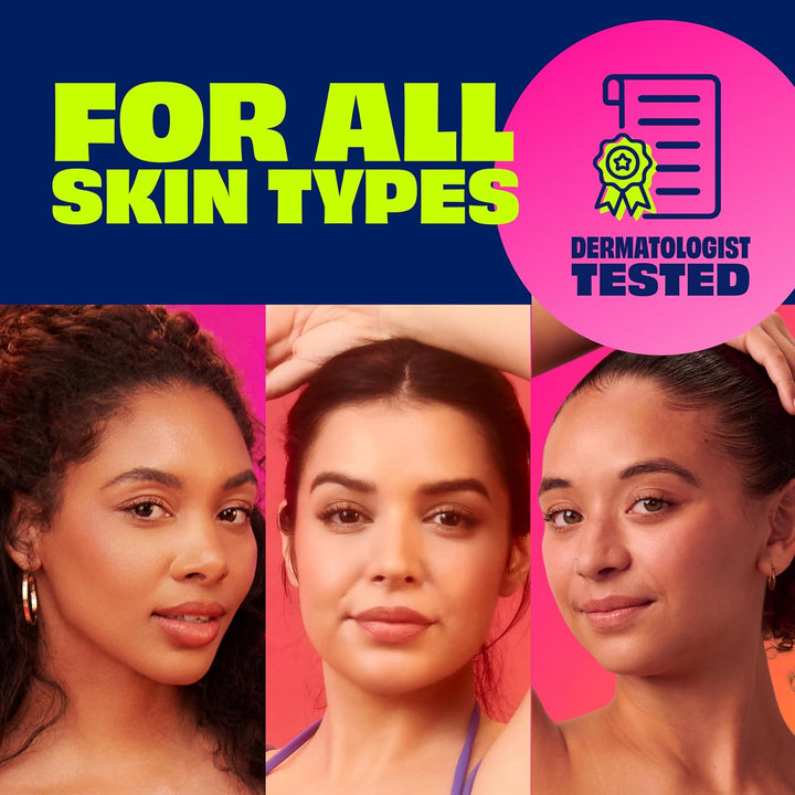 Hair Remover Wax Ready Strips, Face and Bikini Hair Removal Wax Strips, Orchid and Cherry Blossom Extracts, Dermatologist Tested, plus 4 Non-Flushable Post Wipes, 40 Count