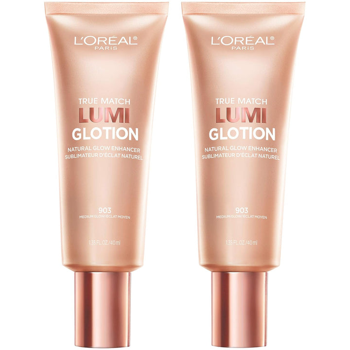 Makeup True Match Lumi Glotion, Natural Glow Enhancer, Illuminator Highlighter, Bronzing Drops for a Sun-Kissed Glow, 903 Medium