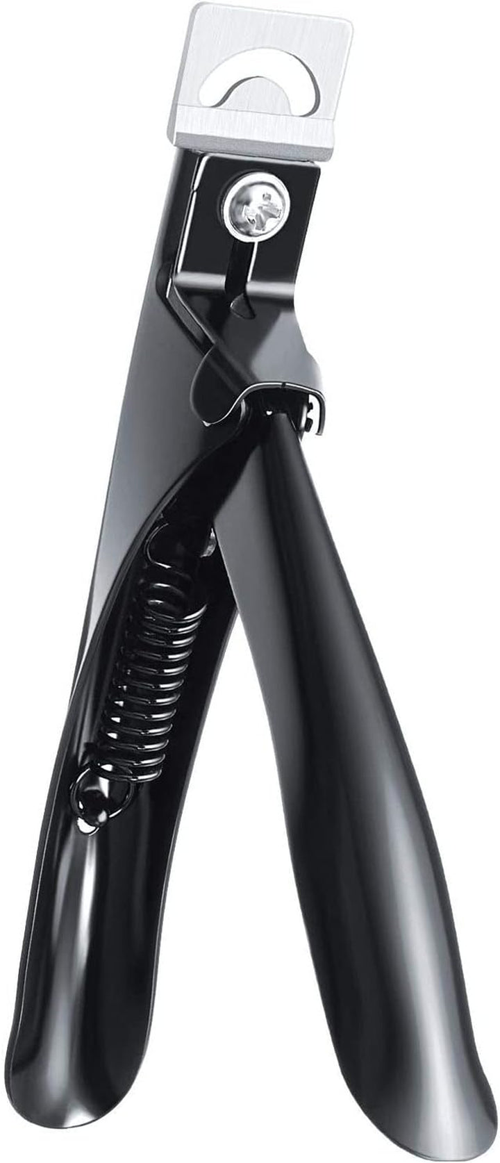 Acrylic Nail Clippers, Professional Nail Clippers Cutters for Acrylic Nails Fake Nail Tips, Adjustable Stainless Nail Trimmer, Manicure Tool for Salon Home Nail Art, Plum