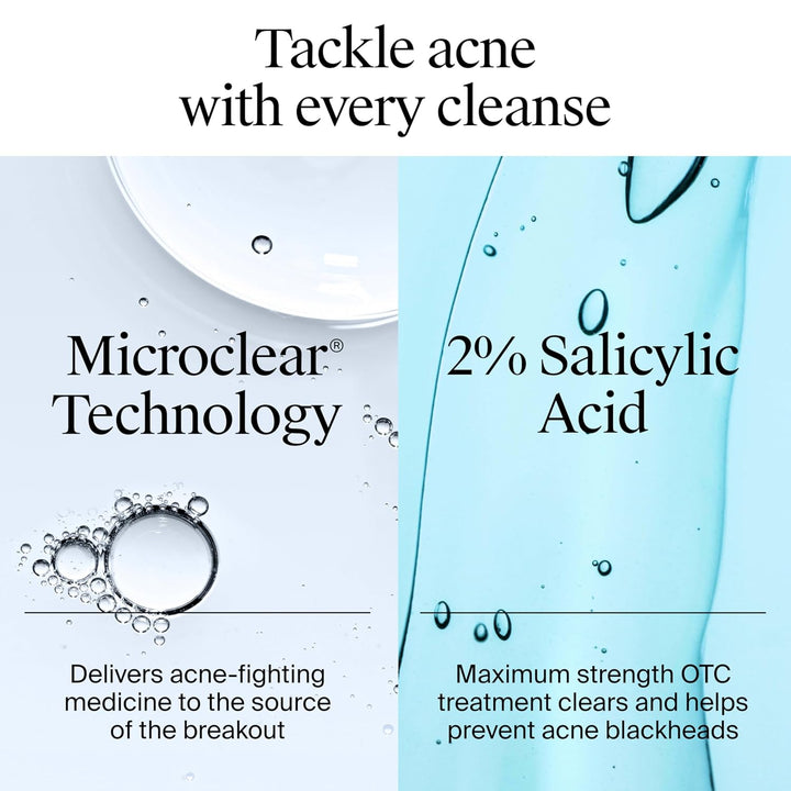 Oil-Free Acne Face Wash, Breakout Prone Skin Facial Cleanser with 2% Salicylic Acid Acne Treatment for Face, 9.1 Fl. Oz