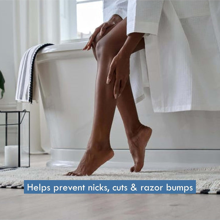 Positively Smooth Moisturizing Shave Gel with Soy, Aloe & Vitamin E Helps Prevent Nicks, Cuts & Razor Bumps, Creamy Shave Gel for a Close, Smooth Shave, Lightly Fragranced, 7 Oz, 6 Pack