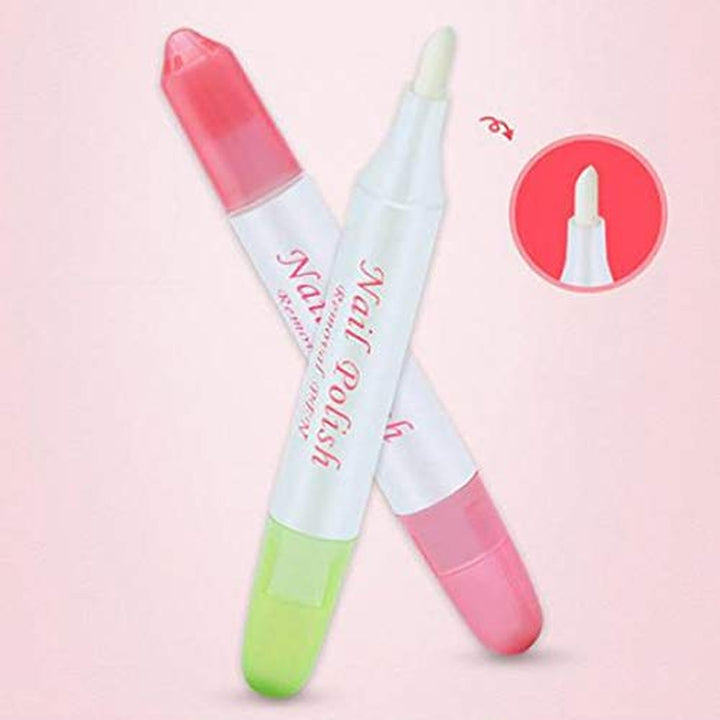 1 Pc Women Nail Art Polish Corrector Pen Remover Mistakes Cleaner with 3 Tips