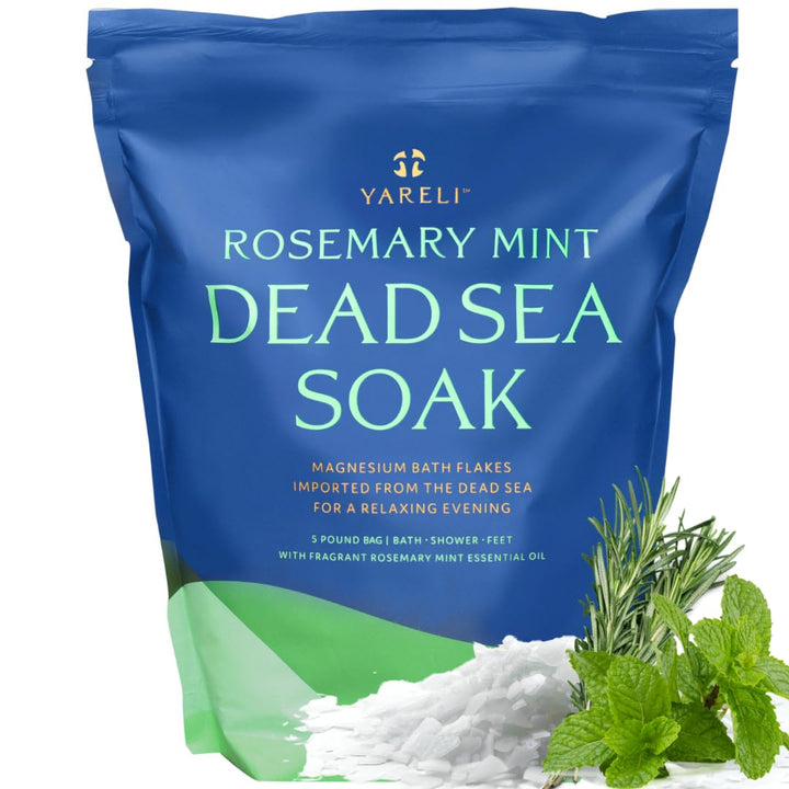 Magnesium Flakes, 15Lb, Dead Sea Bath & Foot Soak, Alternative to Epsom Salt with over 800,000Mg of Magnesium Chloride per Bag