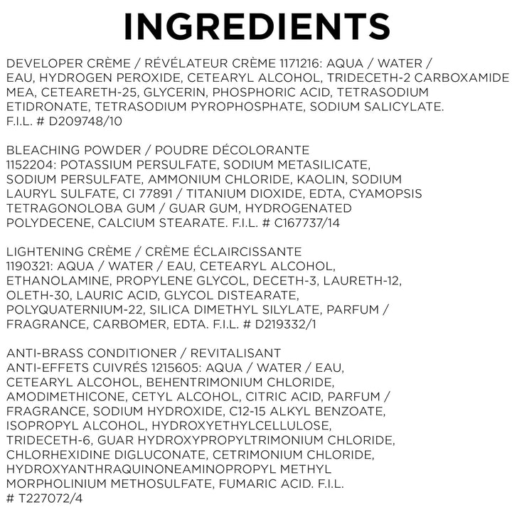 Colorista Hair Bleach, Highlights Hair Color Kit, 1 Hair Bleach Kit