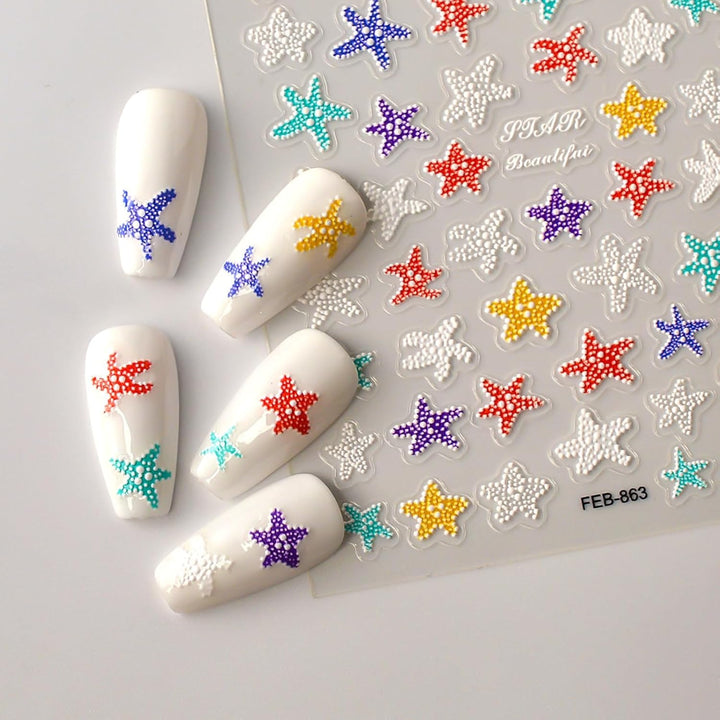 5D Embossed Autumn Maple Leaves Nail Stickers for Nail Art Thanksgiving Day Nail Art Stickers Fall Nail Decals Self-Adhesive Gold Maple Leaf Nails Sticker for Women Girls Nail Supplies